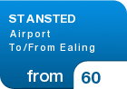 STANSTED Airport To/From Ealing - from &pound;60