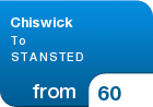 Chiswick To STANSTED - from &pound;60
