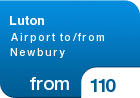 Luton Airport to/from Newbury - from &pound;110