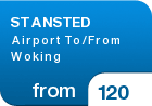 STANSTED Airport To/From Woking - from &pound;120