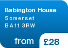 Babington House Somerset BA11 3RW - from &pound;28