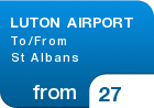 LUTON AIRPORT To/From St Albans - from &pound;27