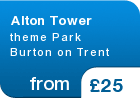 Alton Tower theme Park Burton on Trent - from &pound;25