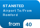 STANSTED Airport To/From Romford - from &pound;40