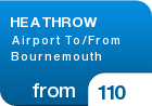 HEATHROW Airport To/From Bournemouth - from &pound;110