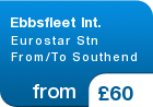 Ebbsfleet Int. Eurostar Stn From/To Southend  - from &pound;60