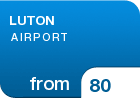 LUTON AIRPORT  - from &pound;80