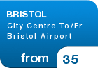 BRISTOL City Centre To/Fr Bristol Airport - from &pound;35