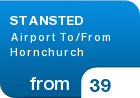 STANSTED Airport To/From Hornchurch - from &pound;39
