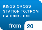 KINGS CROSS STATION TO/FROM PADDINGTION - from &pound;20