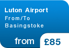 Luton Airport From/To Basingstoke - from &pound;85