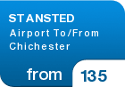 STANSTED Airport To/From Chichester - from &pound;135