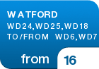 WATFORD WD24,WD25,WD18 TO/FROM  WD6,WD7 - from &pound;16