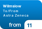Wilmslow To/From Astra Zeneca - from &pound;11