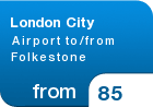 London City Airport to/from Folkestone - from &pound;85