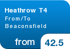 Heathrow T4 From/To Beaconsfield - from &pound;42.5