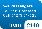 5-8 Passengers To-From Stansted Call 01273 317023 - from &pound;140