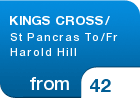 KINGS CROSS/ St Pancras To/Fr Harold Hill - from &pound;42
