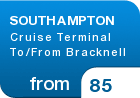 SOUTHAMPTON Cruise Terminal To/From Bracknell - from &pound;85