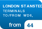 LONDON STANSTED  TERMINALS  TO/FROM  WD6, - from &pound;44