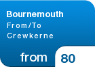 Bournemouth From/To Crewkerne - from &pound;80