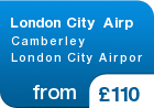 London City Airp Camberley London City Airpor - from &pound;110