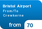 Bristol Airport From/To Crewkerne - from &pound;70