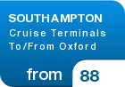 SOUTHAMPTON Cruise Terminals To/From Oxford - from &pound;88