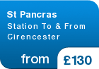 St Pancras  Station To & From Cirencester - from &pound;130