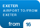 EXETER AIRPORT TO/FROM EXETER - from &pound;16