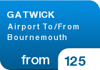 GATWICK Airport To/From Bournemouth - from &pound;125